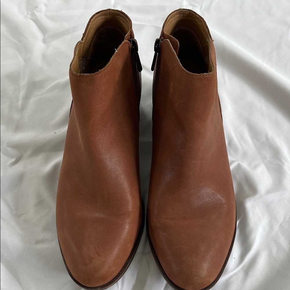 Lucky Brand Tan Leather Booties